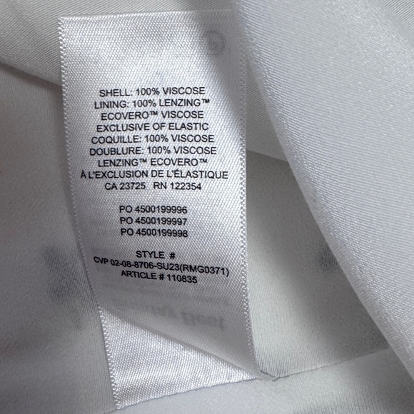 SUNDAY BEST Floral White Slit Dress in size Small - Picture 12 of 13